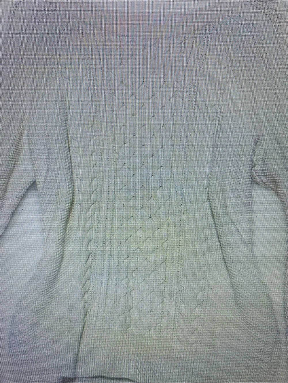 GAP Women's Cable Knit Sweater - Cream